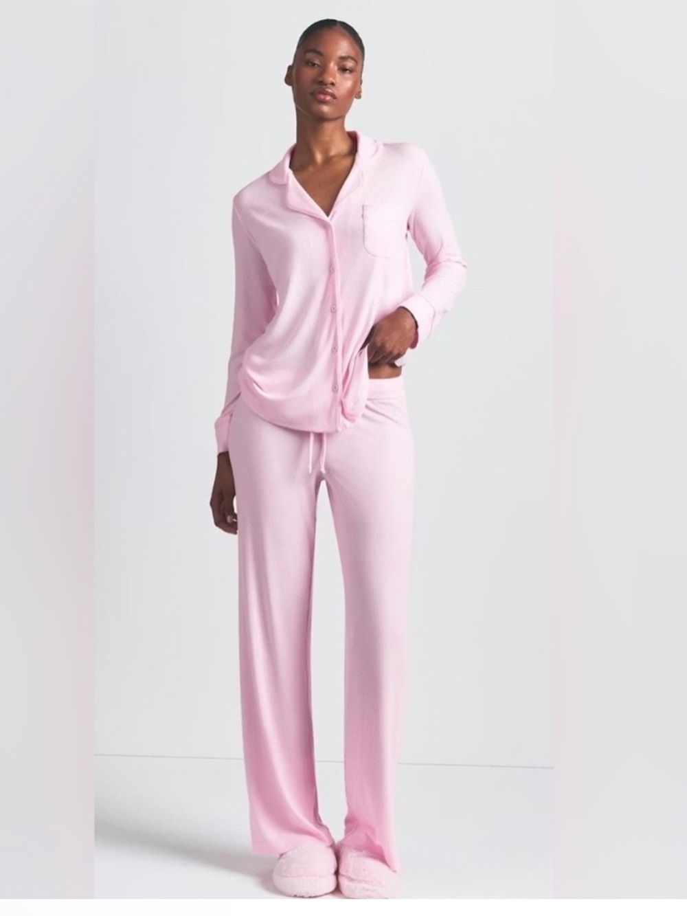 Skims sleep long sleeve pajama set